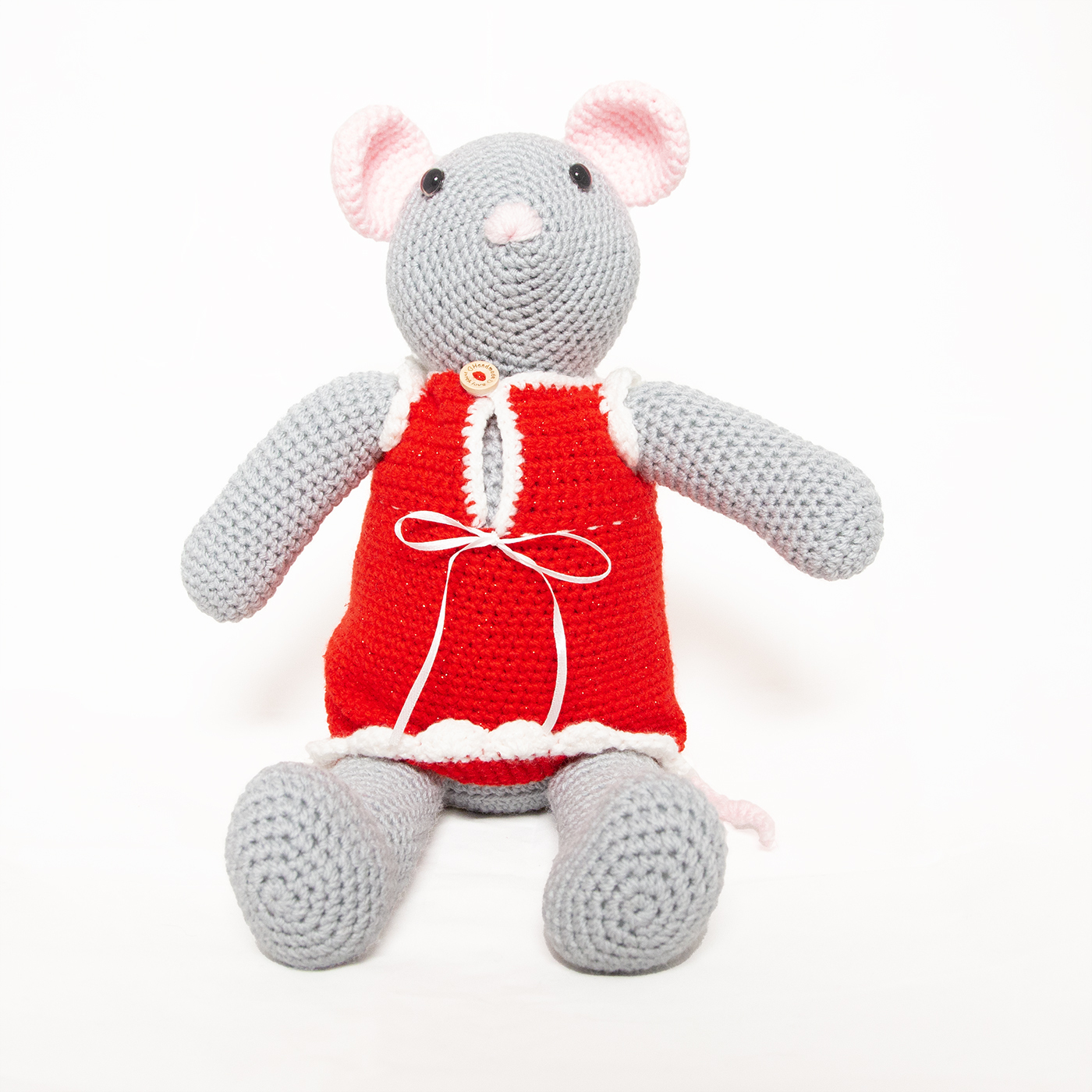 Wildlife Aid Foundation | Handmade Crochet Christmas Mouse Wildlife Aid Foundation | Handmade Crochet Christmas Mouse